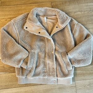 Alo Camel Sherpa Jacket Size M